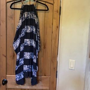 MICHAEL Michael Kors Blue Stripped Dress